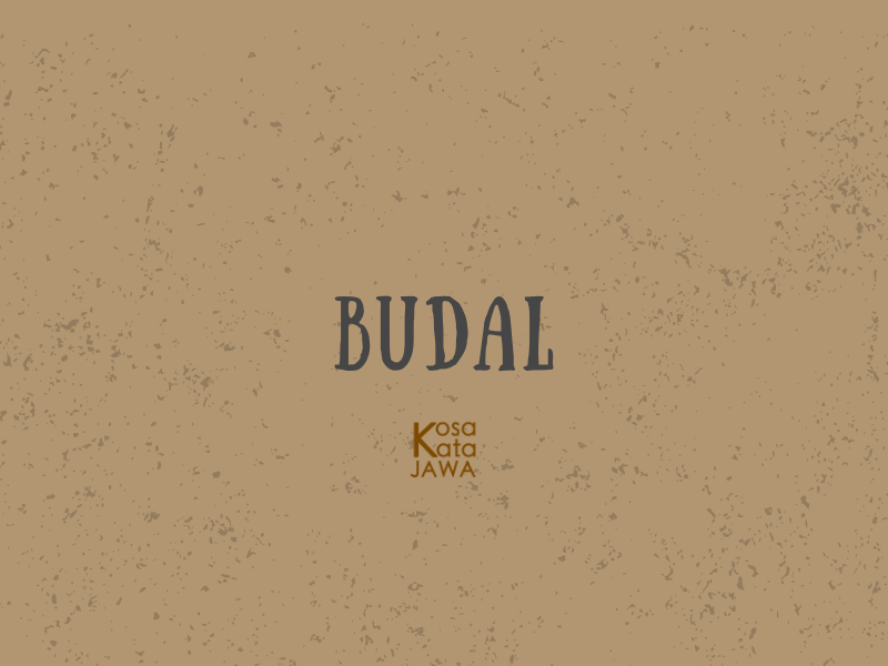 Budal artinya