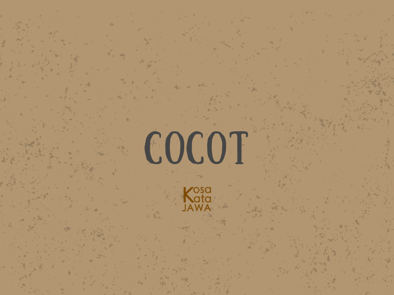 Cocot artinya