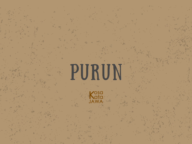 Purun artinya