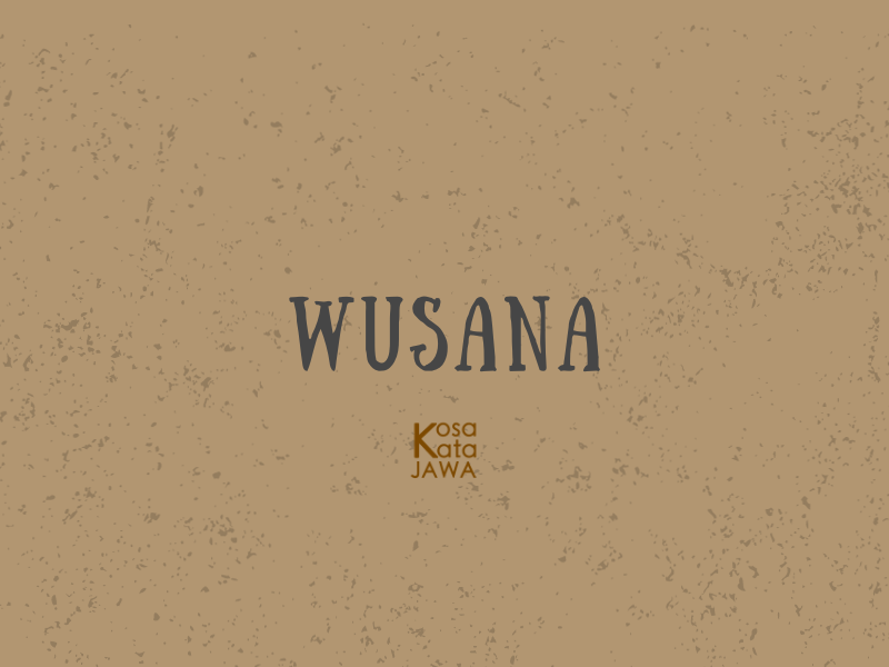 Wusana artinya