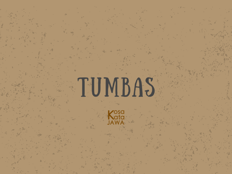 Tumbas artinya