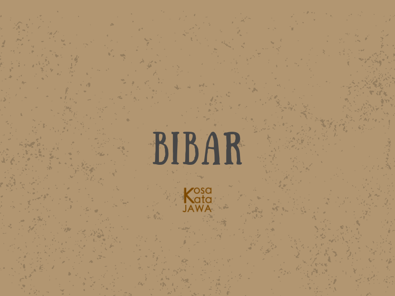 Bibar artinya