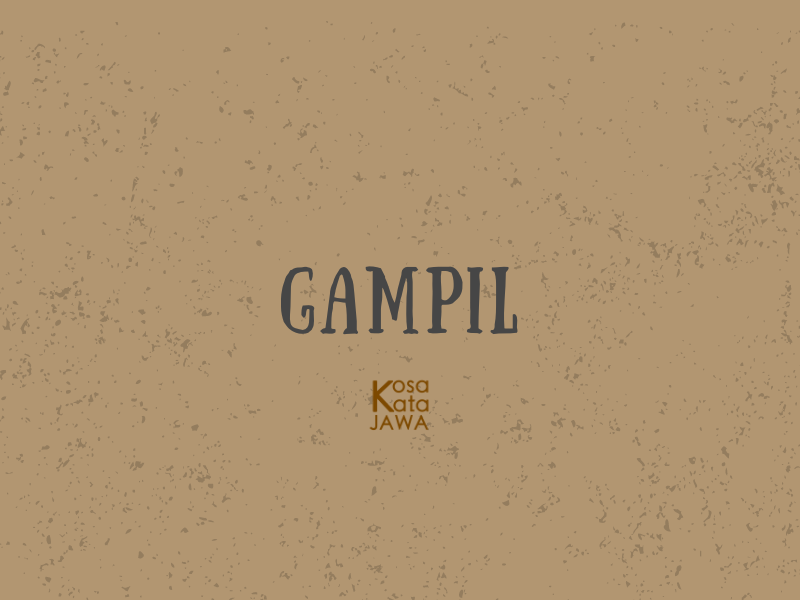 Gampil artinya