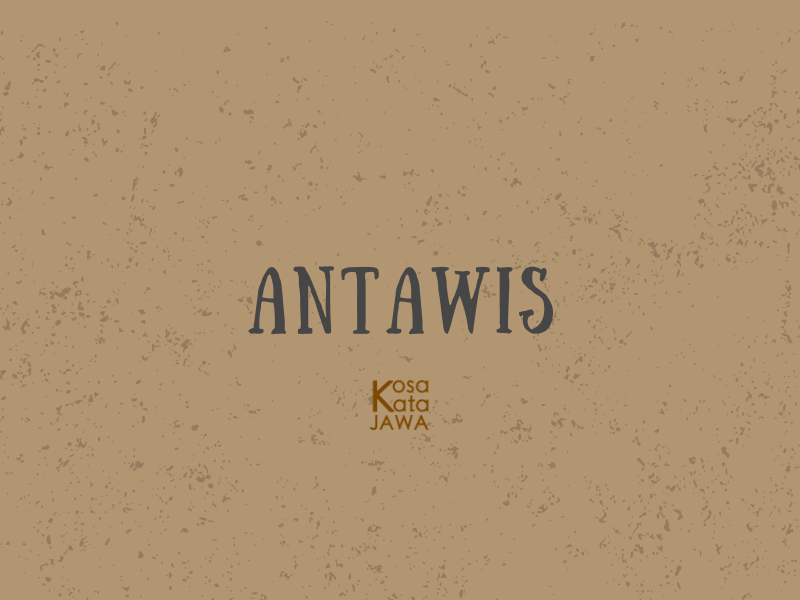 Antawis artinya