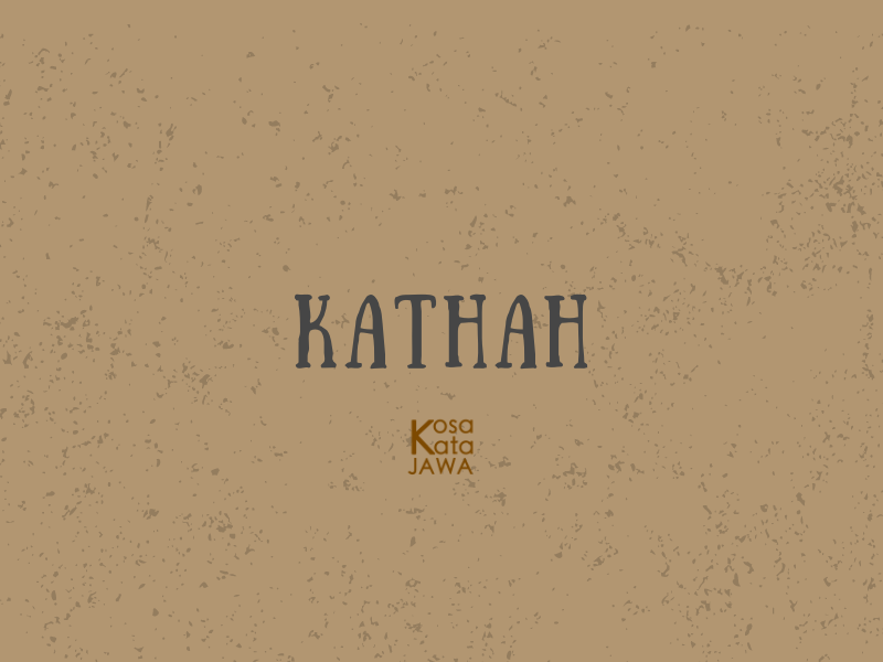 Kathah artinya