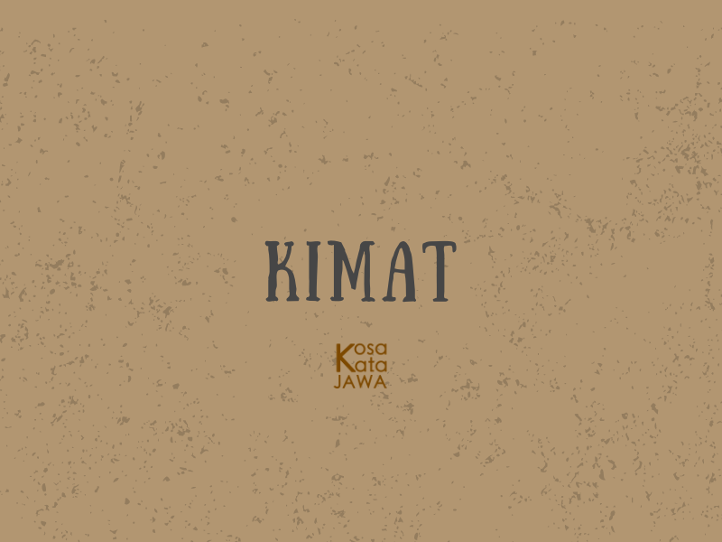 Kimat artinya