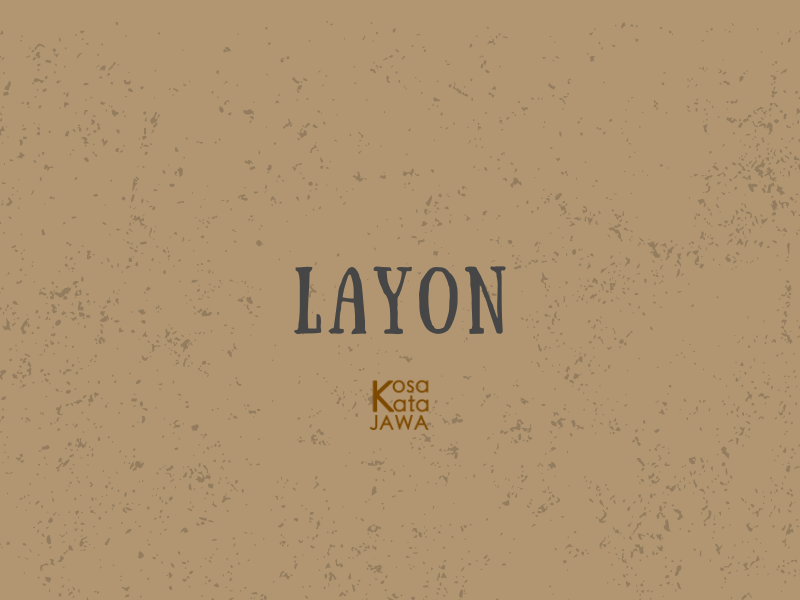 Layon artinya