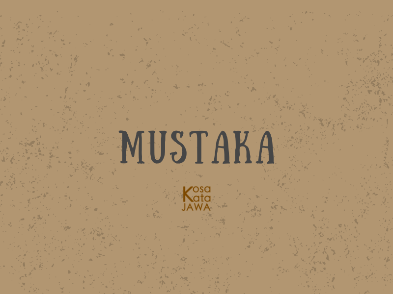 Mustaka artinya