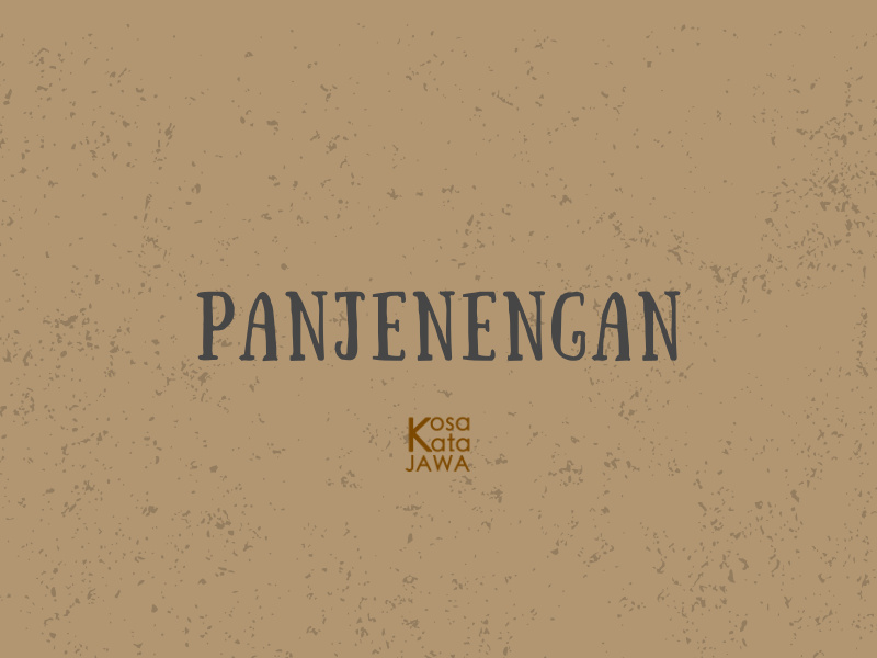 Panjenengan artinya