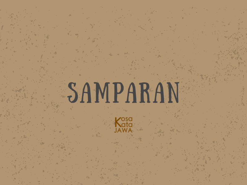 Samparan artinya