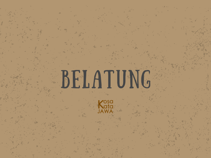 Bahasa jawanya belatung