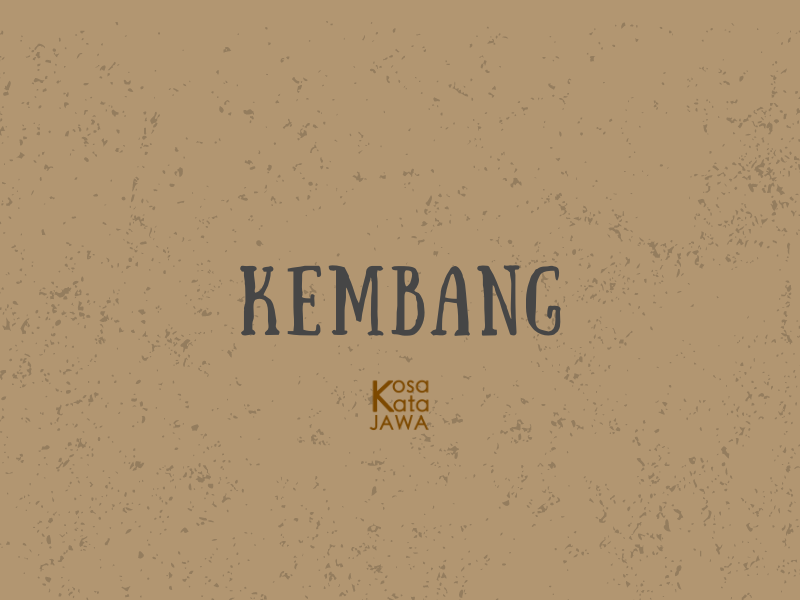 Kembang artinya