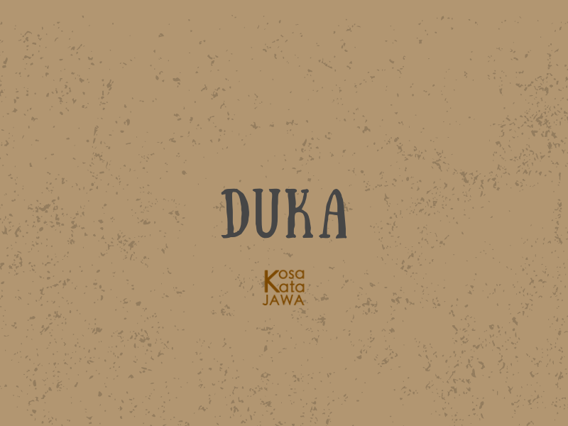 Duka artinya