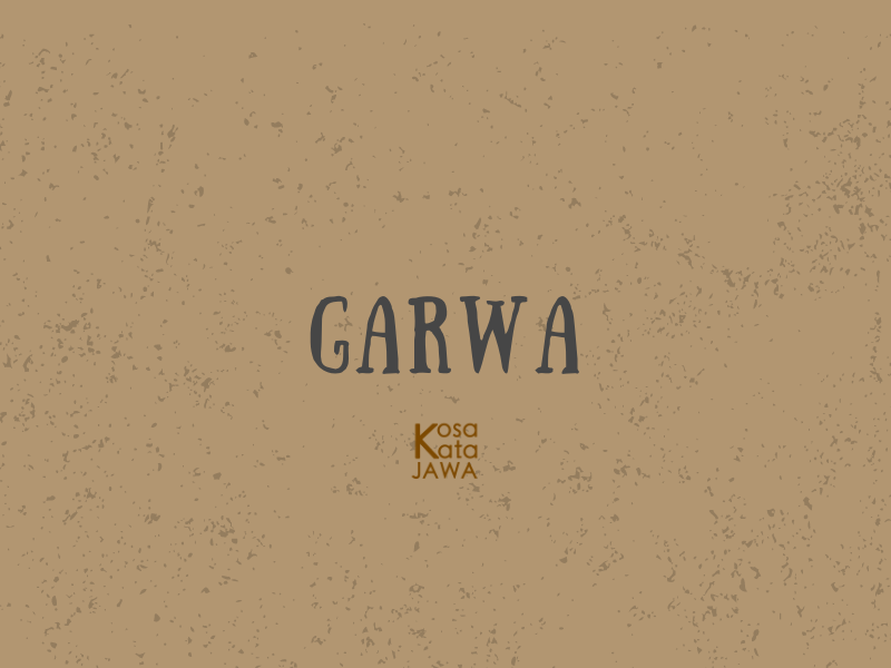 Garwa artinya