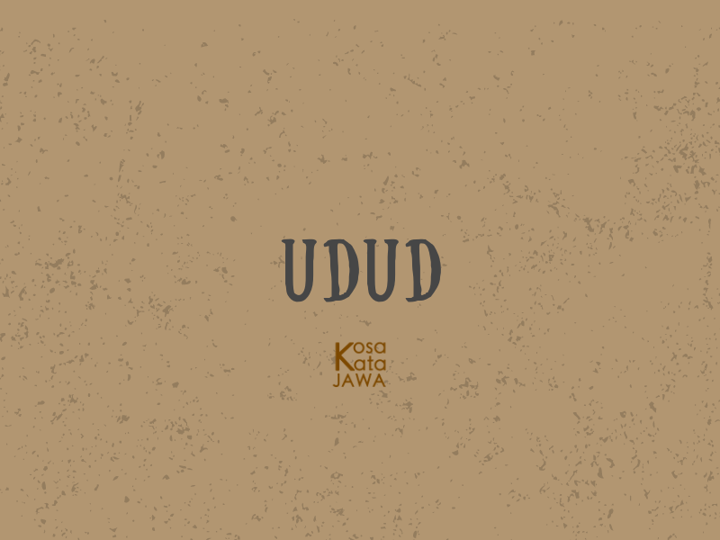 Udud artinya