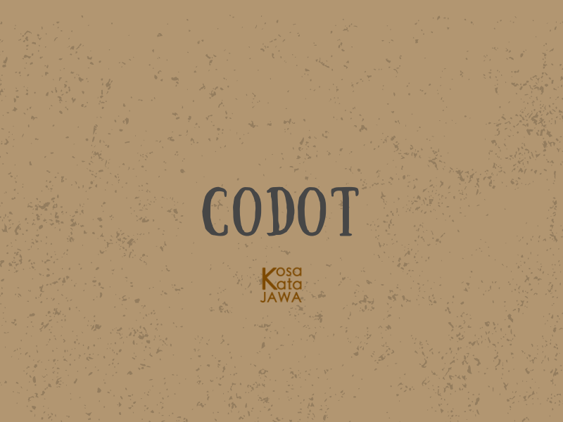 Codot artinya