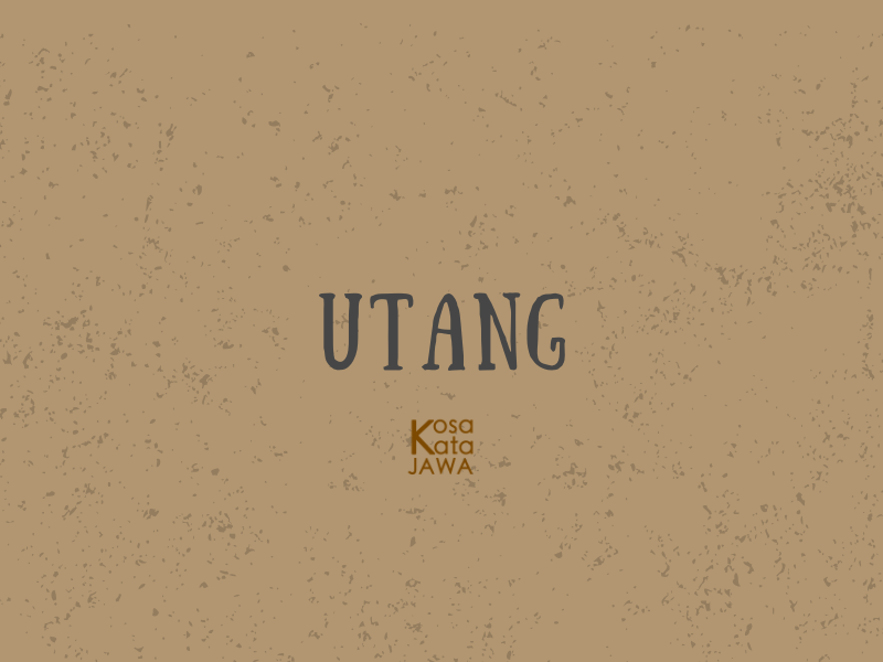 Utang artinya