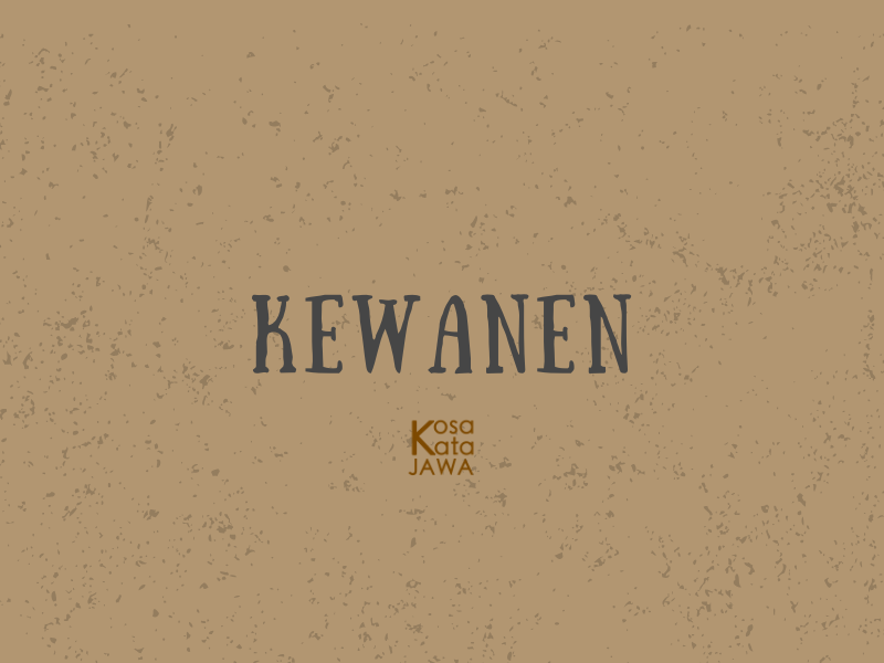 Kewanen artinya