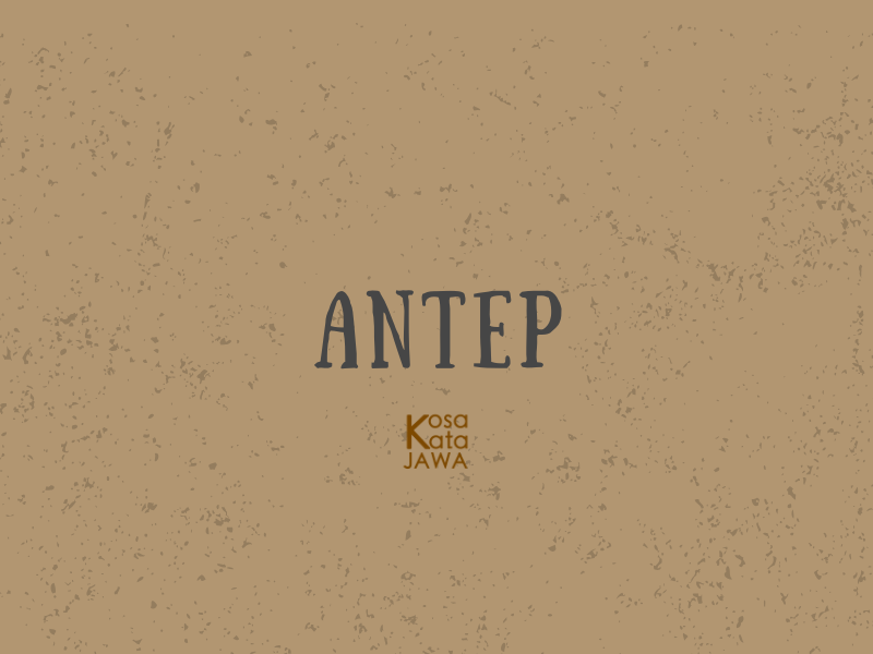 Antep artinya