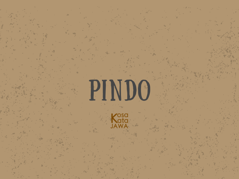 Pindo artinya