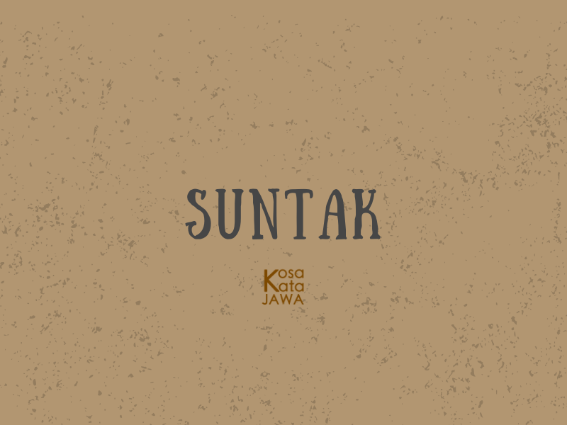 Suntak artinya