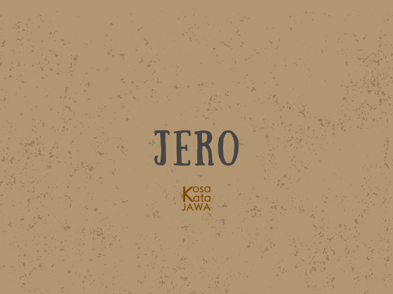Jero artinya