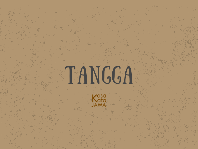 Bahasa jawanya tangga