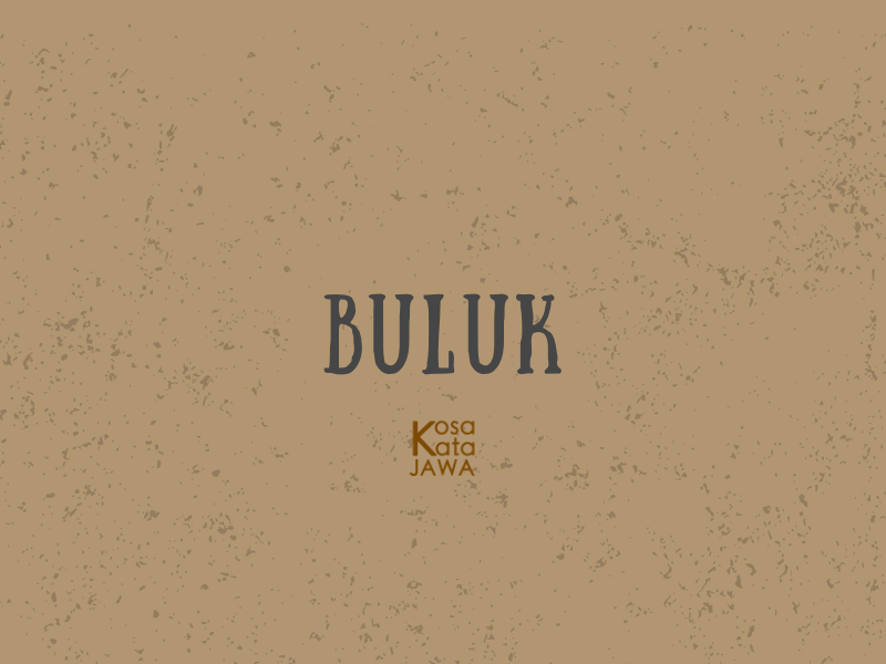 Buluk artinya