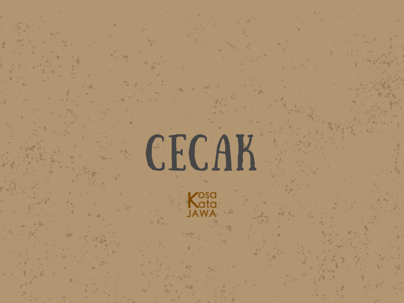 Cecak artinya