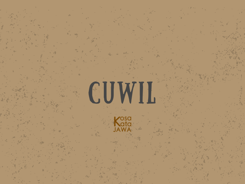 Cuwil artinya