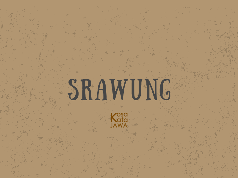 Srawung artinya