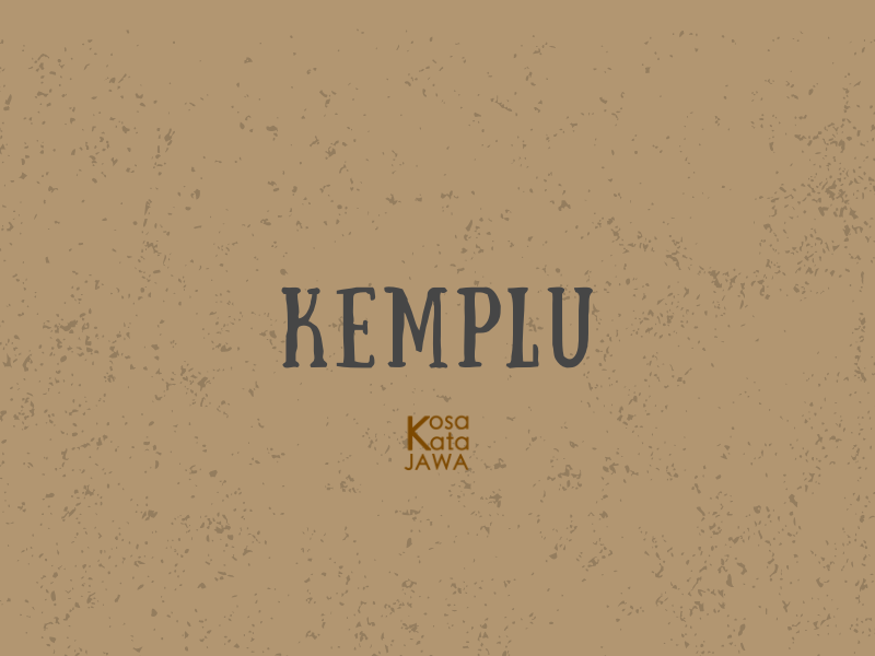 Kemplu artinya