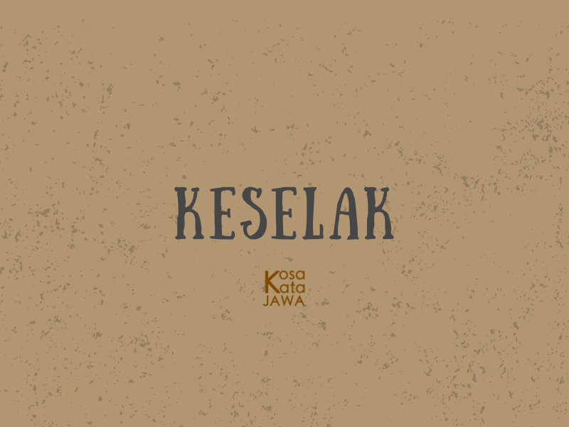 Keselak artinya