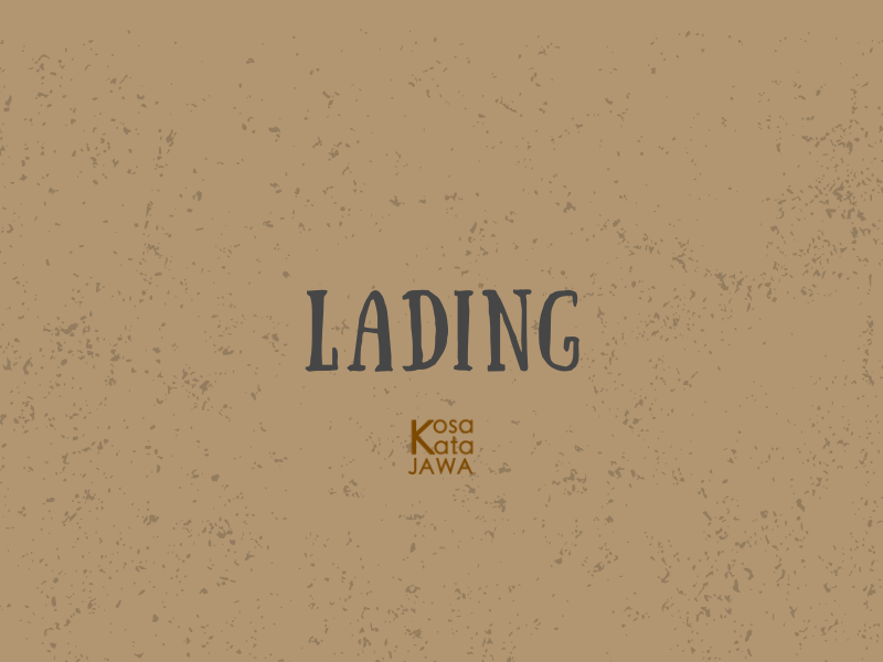 Lading artinya