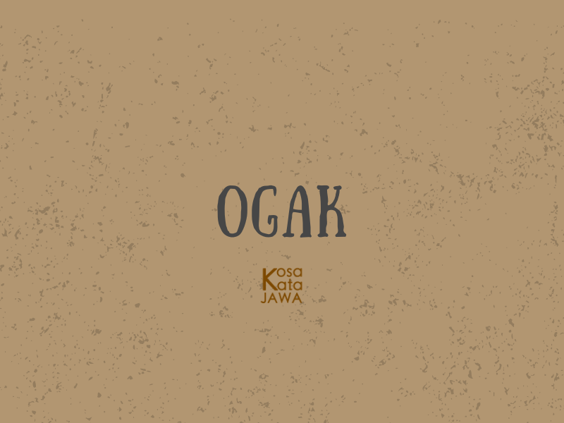 Ogak artinya