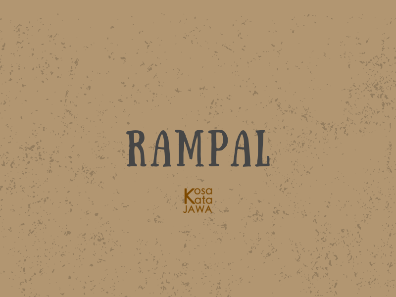 Rampal artinya