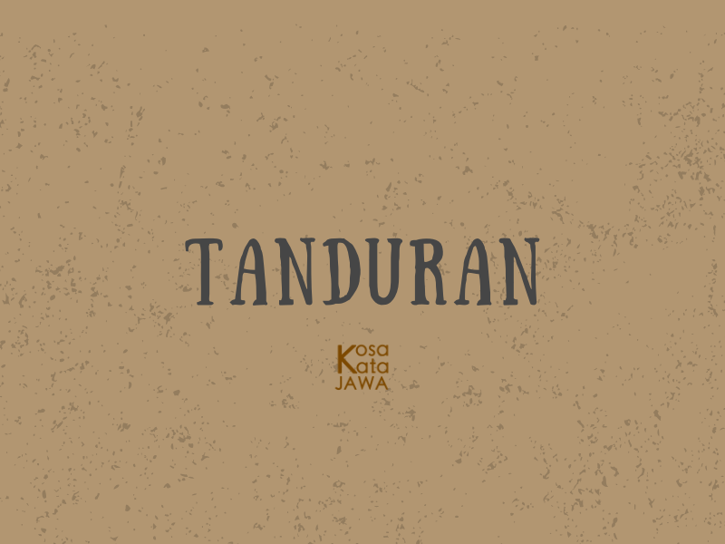 Tanduran artinya