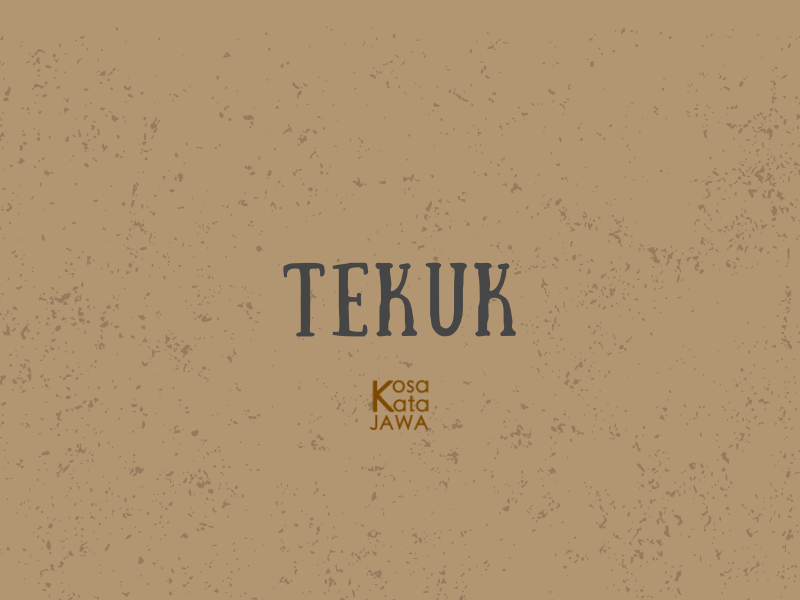 Tekuk artinya