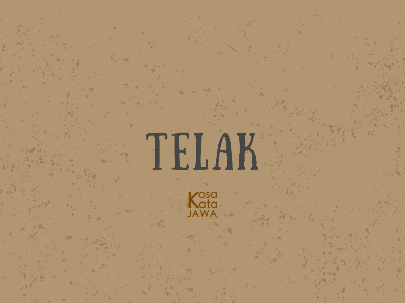Telak artinya