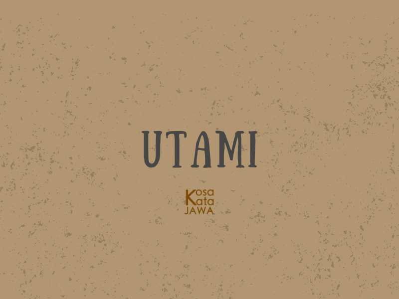 Utami artinya
