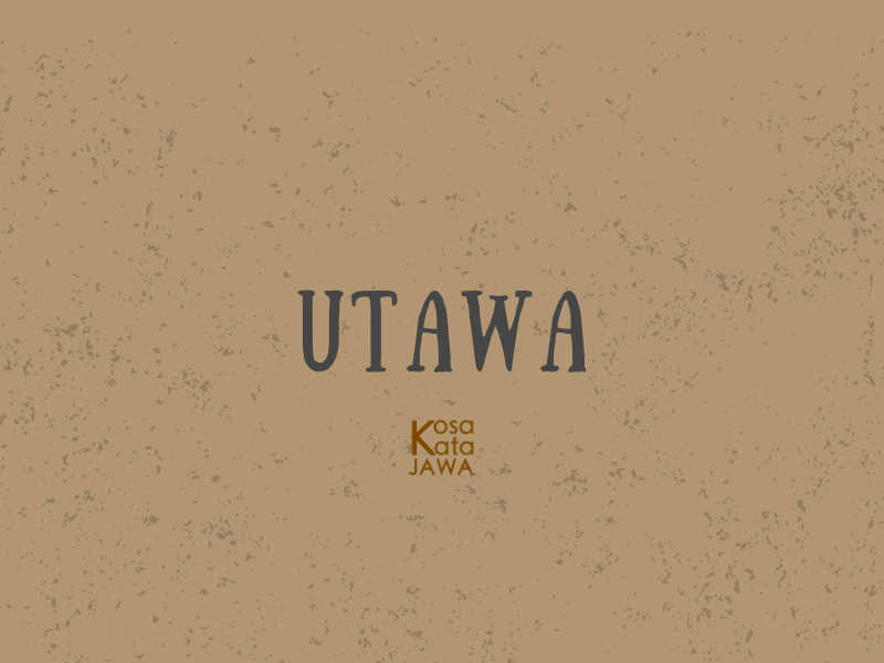 Utawa artinya