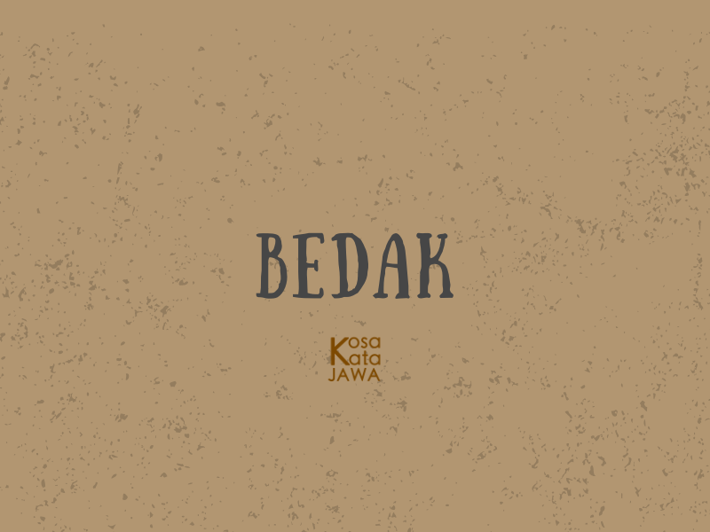 Bahasa jawanya bedak