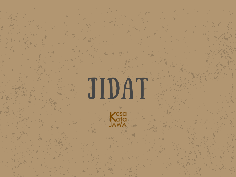 Bahasa jawanya jidat