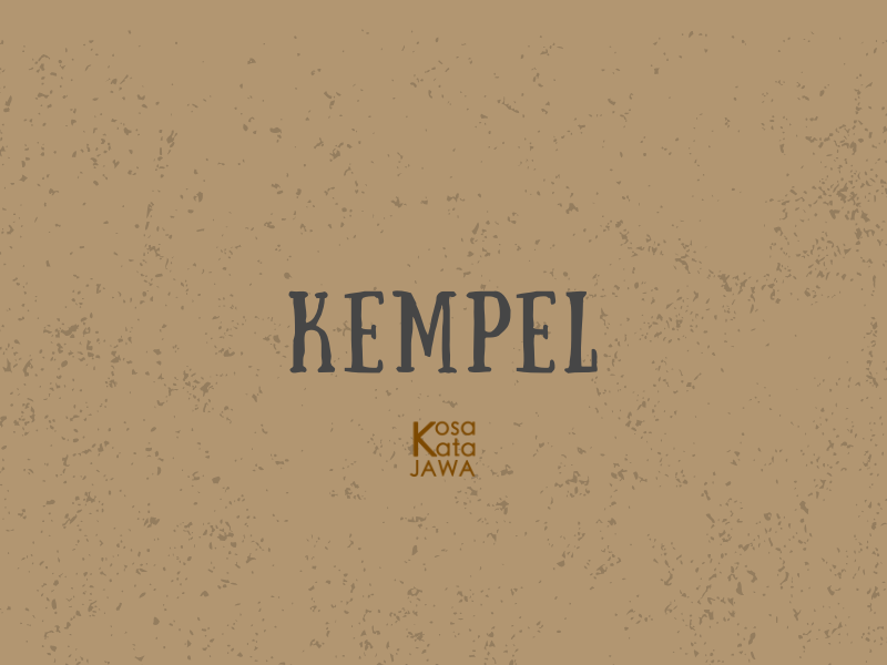 Kempel artinya