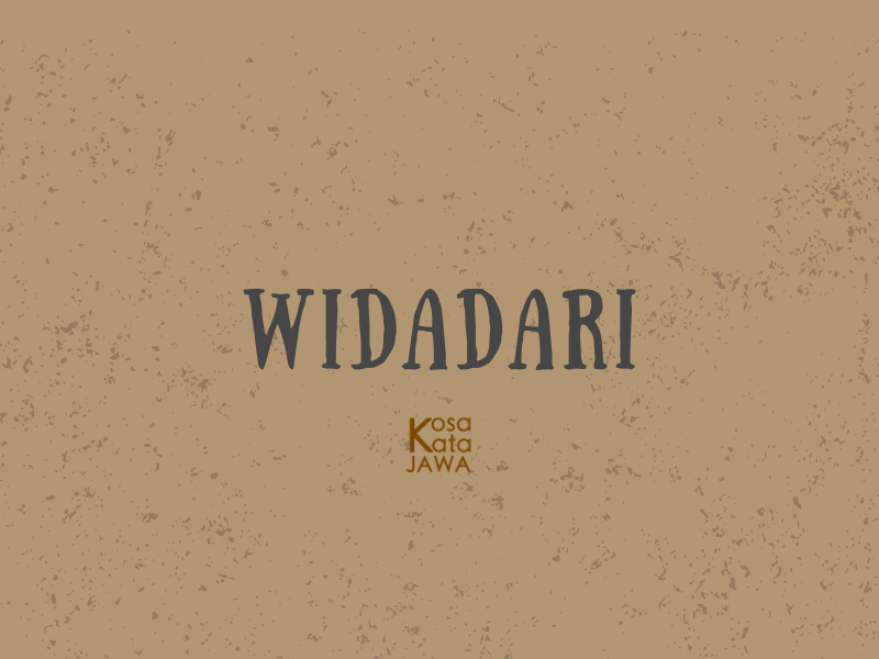 Widadari artinya