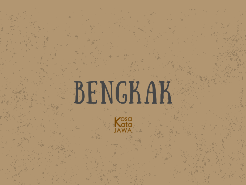 Bahasa jawanya bengkak