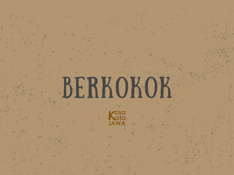 Bahasa jawanya berkokok