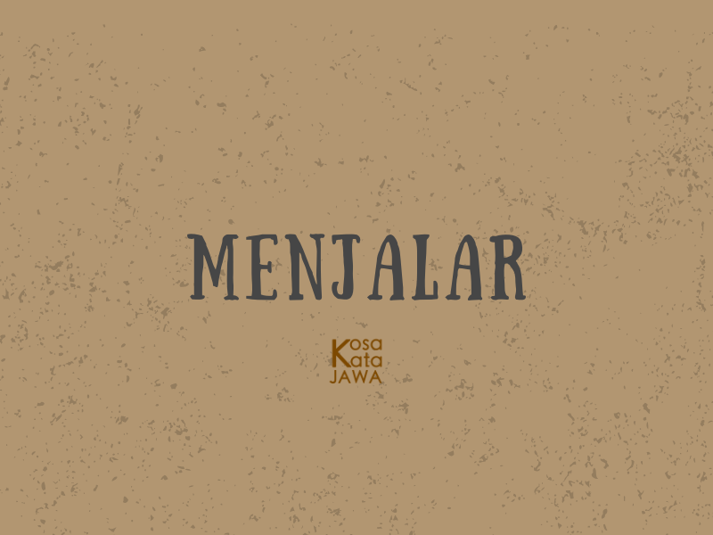 Bahasa jawanya menjalar