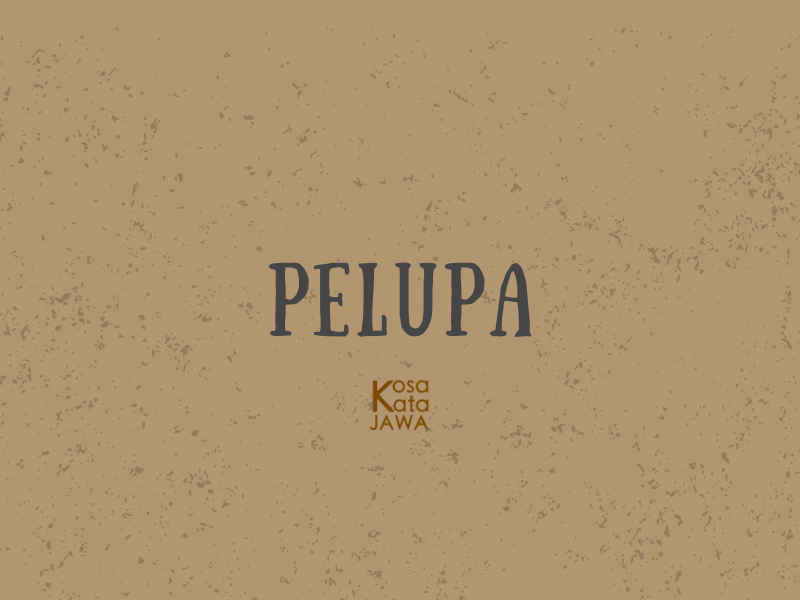 Bahasa jawanya pelupa