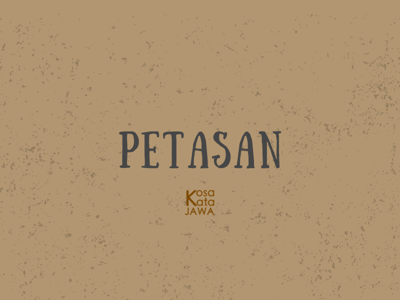 Bahasa jawanya petasan